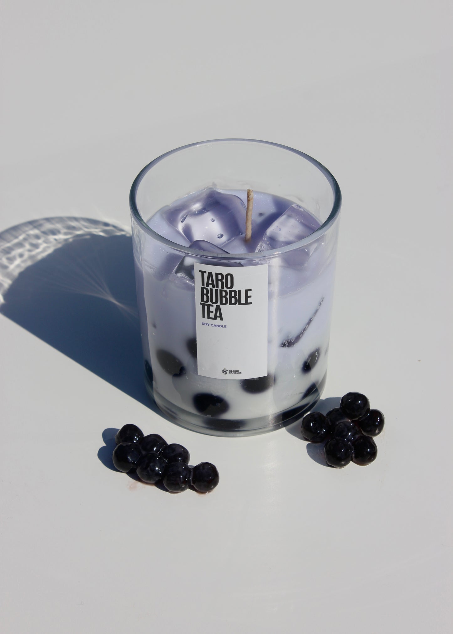 Taro Bubble Tea candle