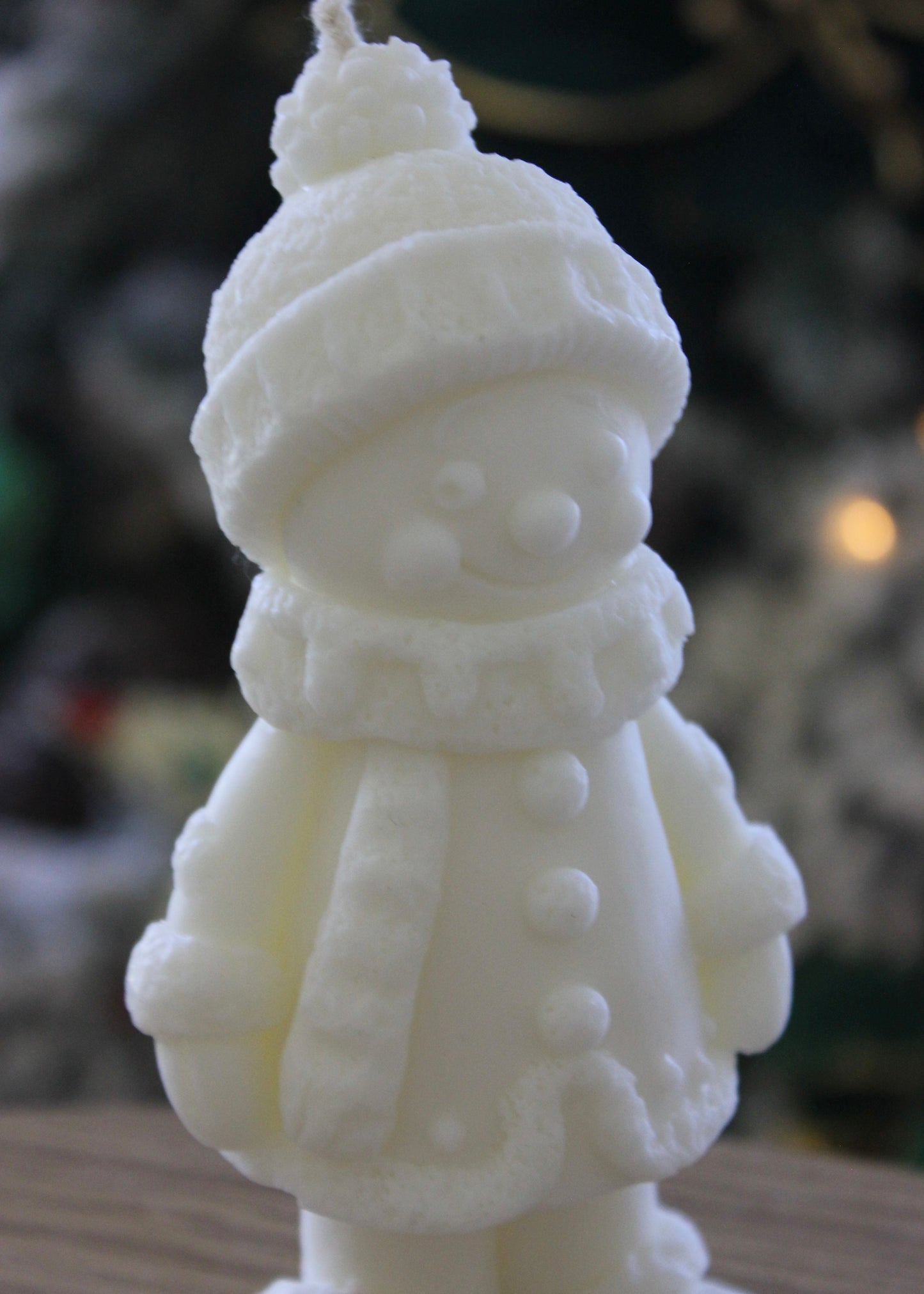 Snowman candle
