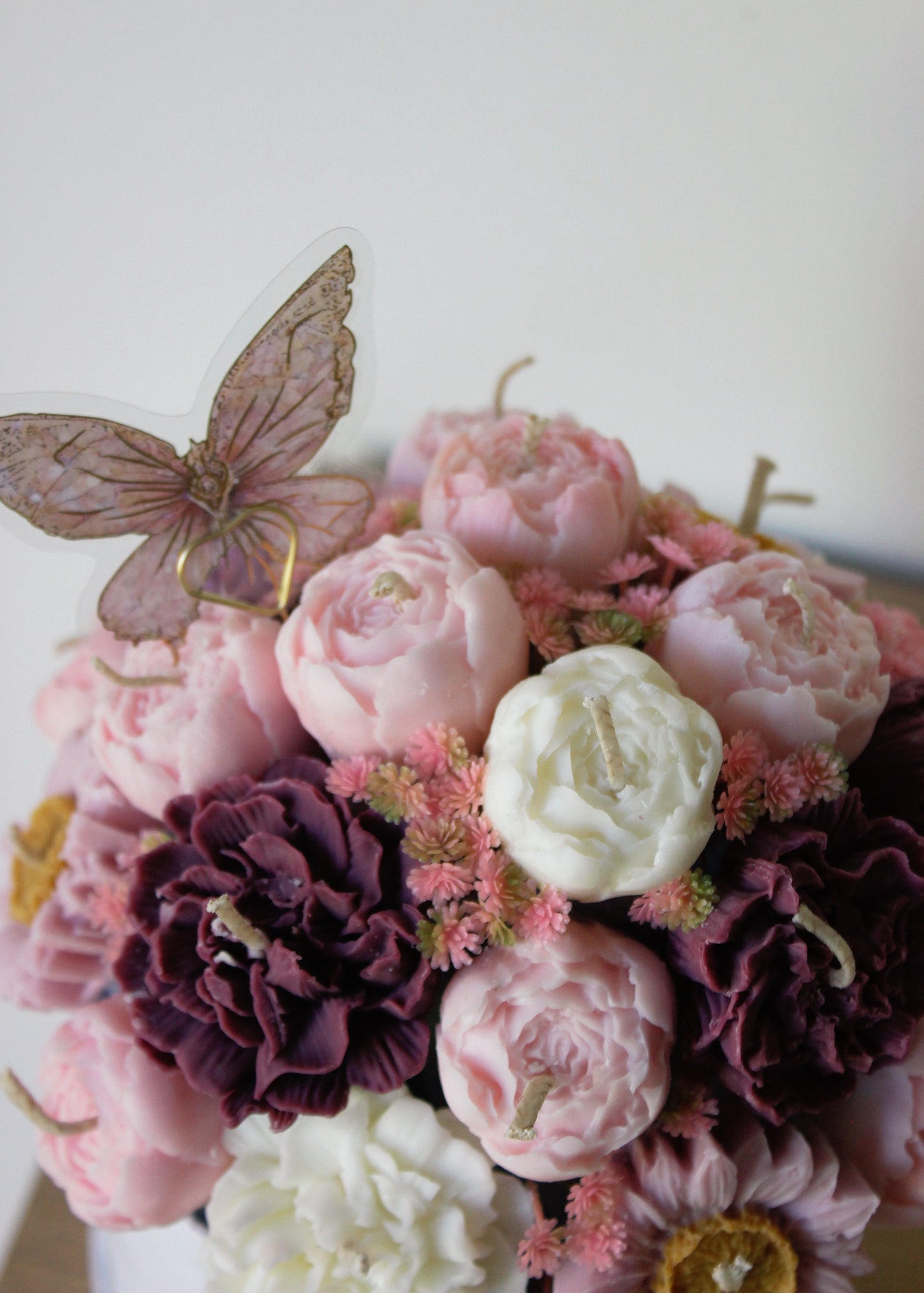 Mauve Candle Bouquet
