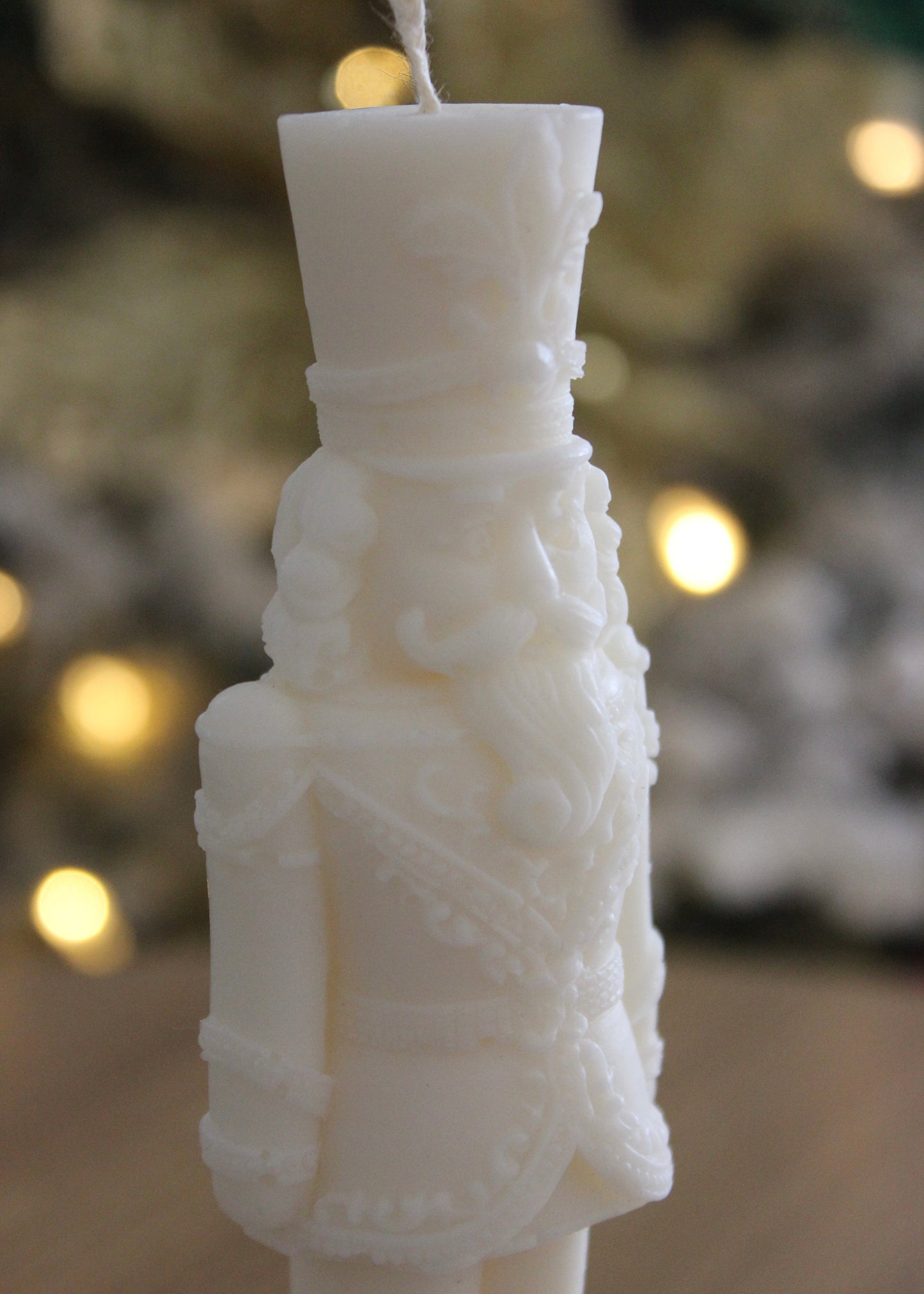 Tall Nutcracker candle