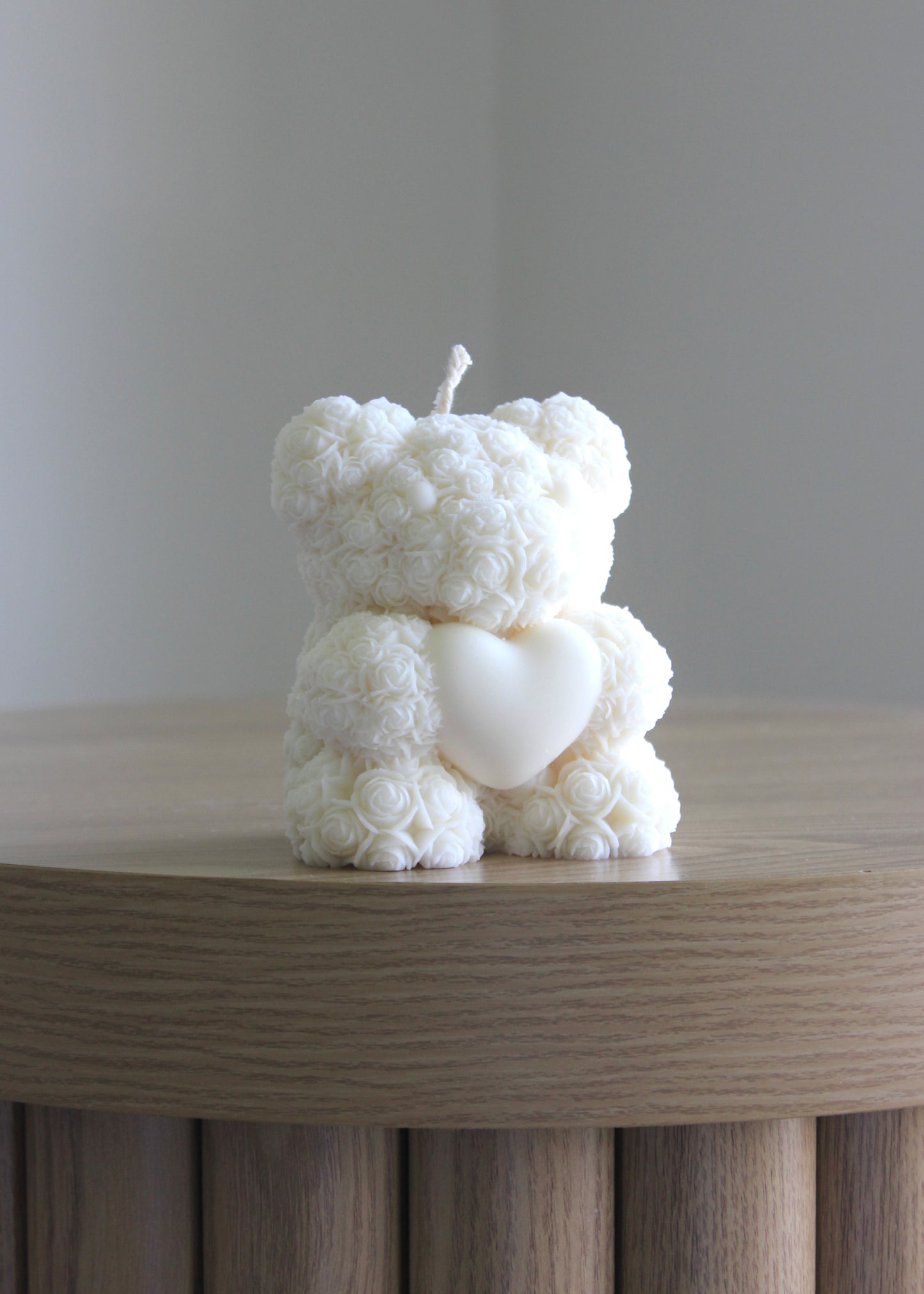 Rose Teddy candle