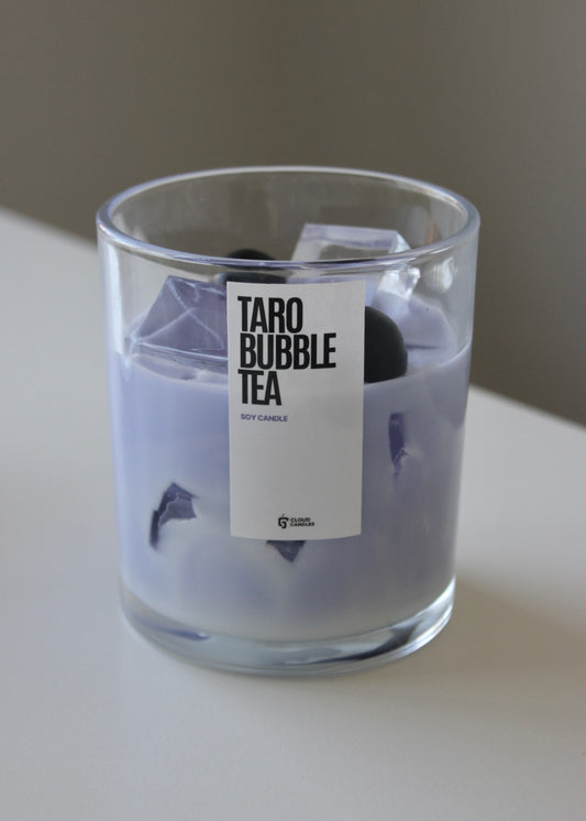 Taro Bubble Tea candle