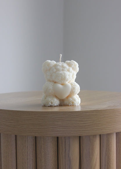 Rose Teddy candle