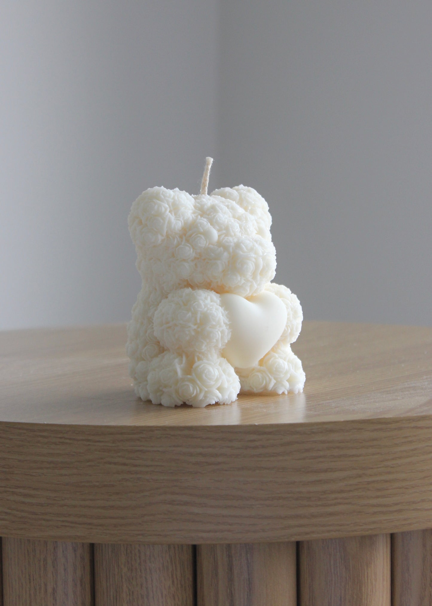 Rose Teddy candle
