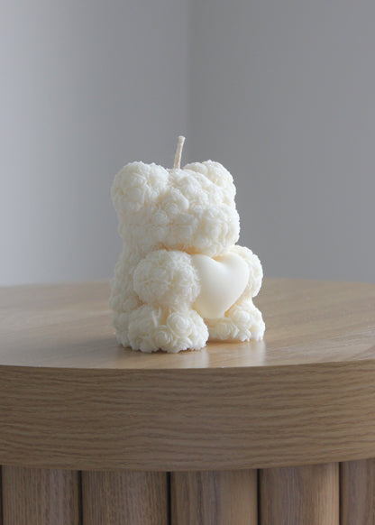 Rose Teddy candle