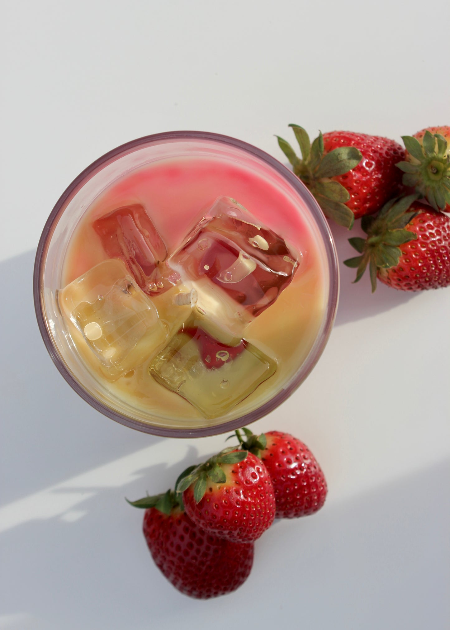 Strawberry Matcha Latte candle