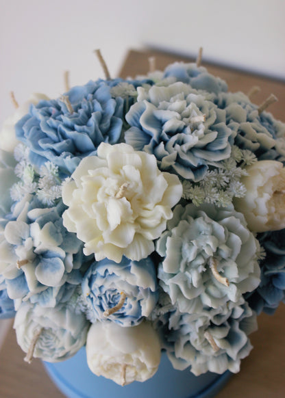 Blue Candle Bouquet