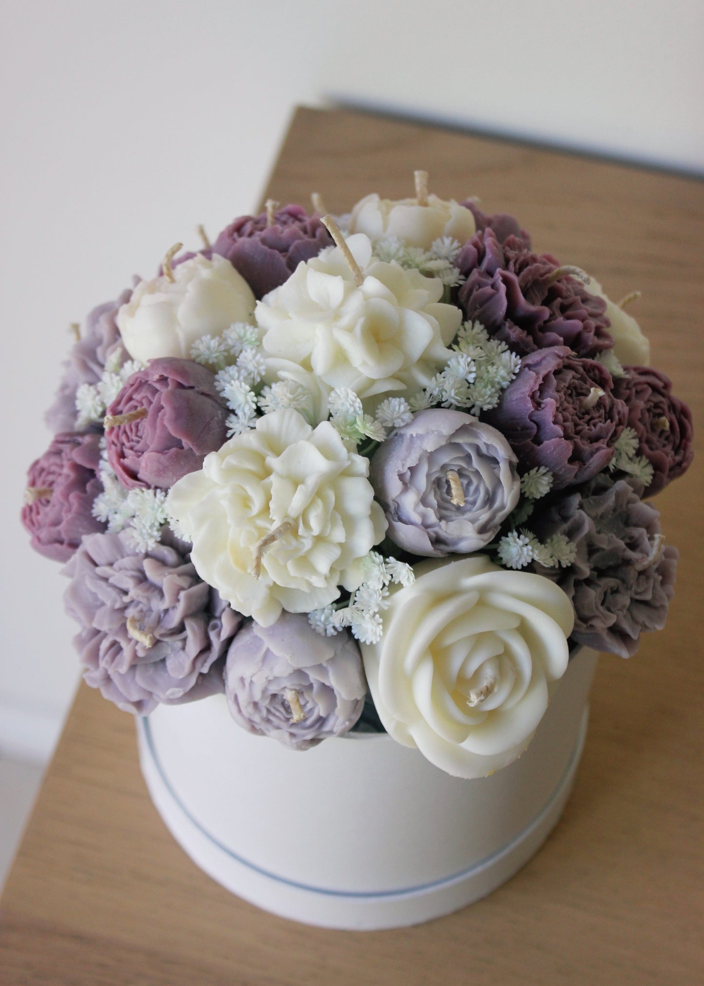 Purple Candle Bouquet