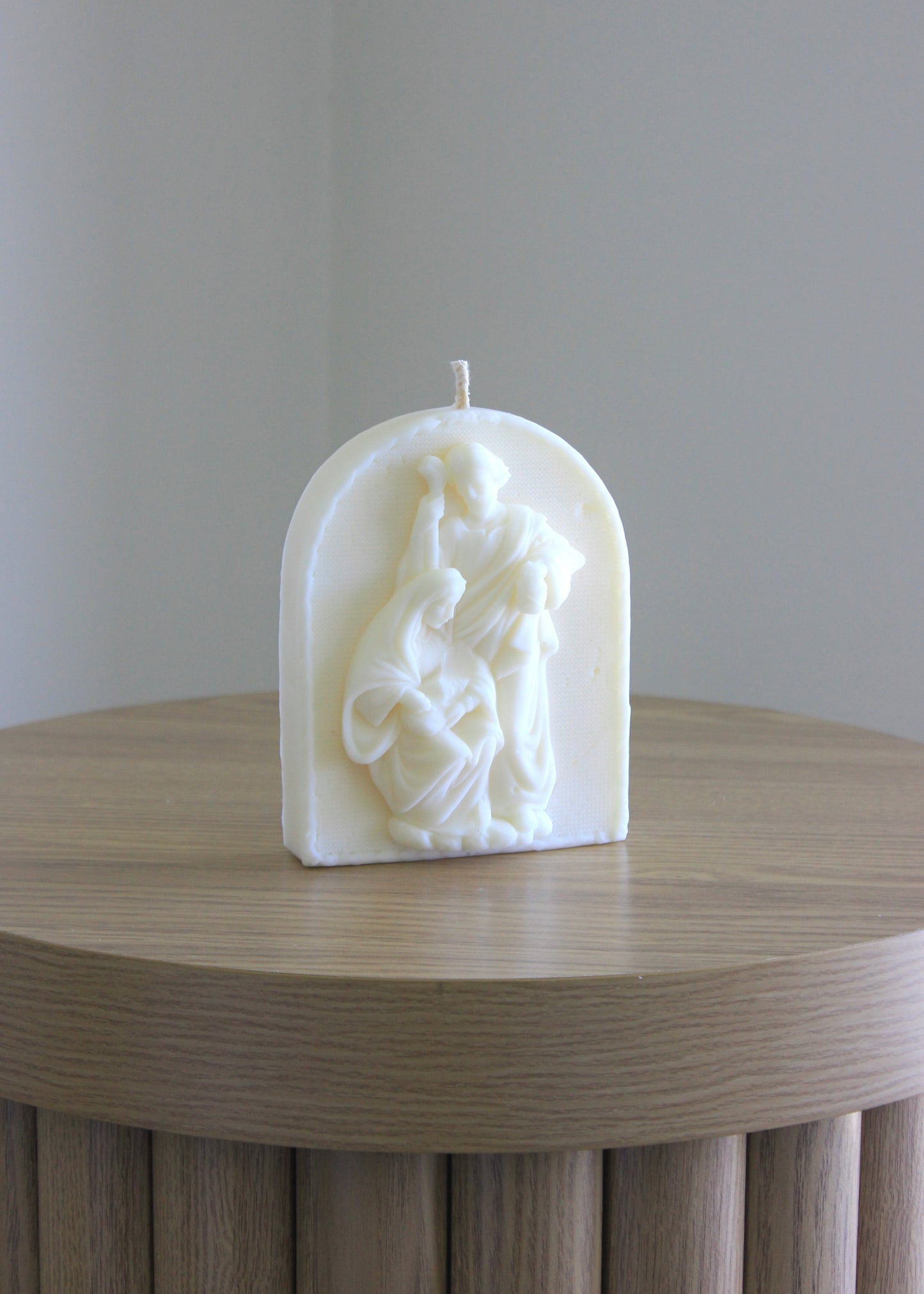 Blessed Family Plaque candle