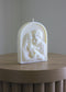 Holy Family Plaque candle