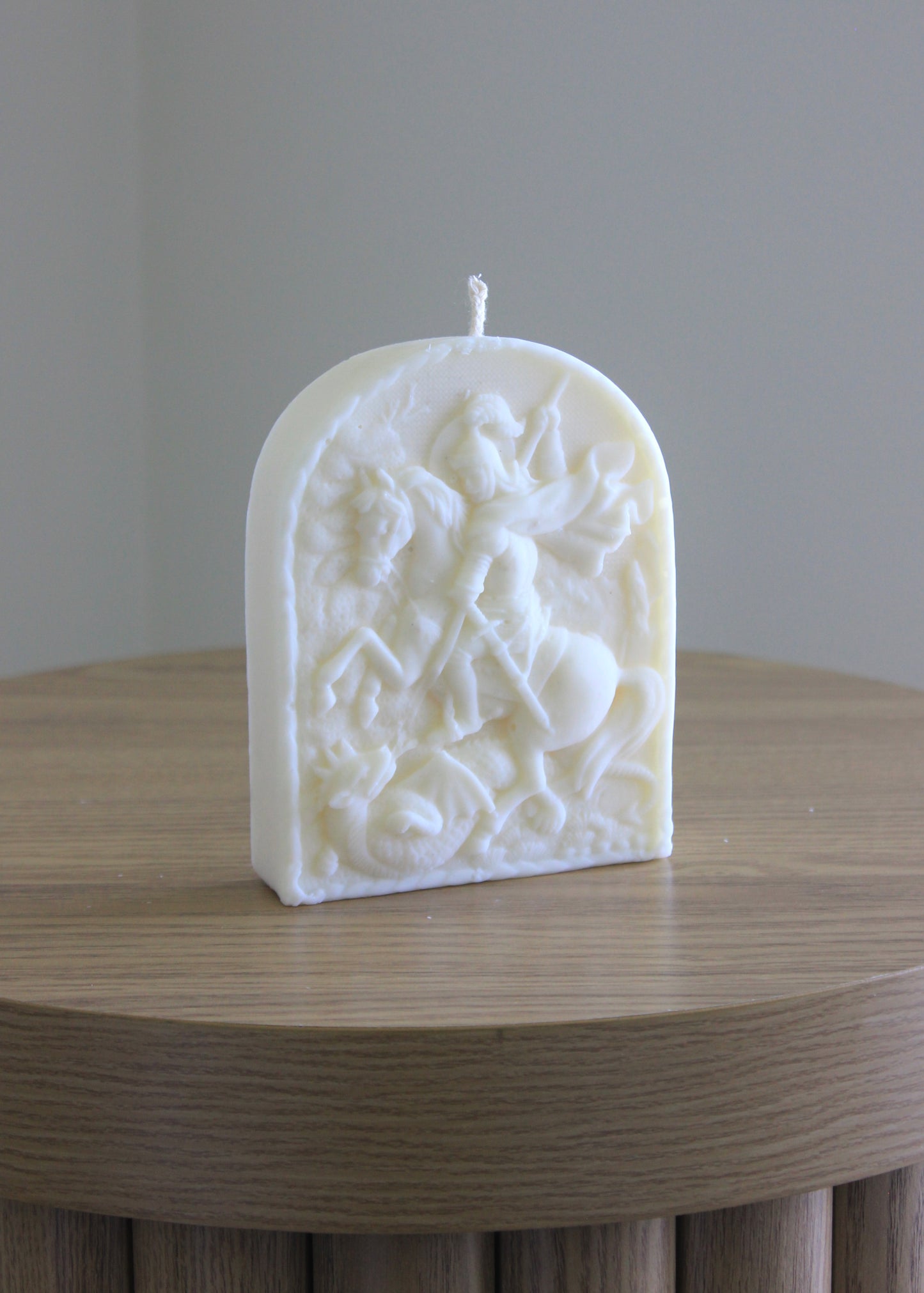 Saint George Plaque candle