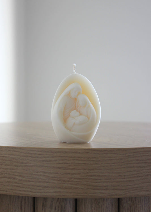 Nativity Scene candle