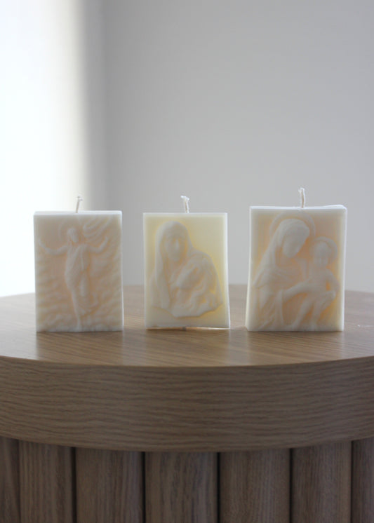 Blessed candle set